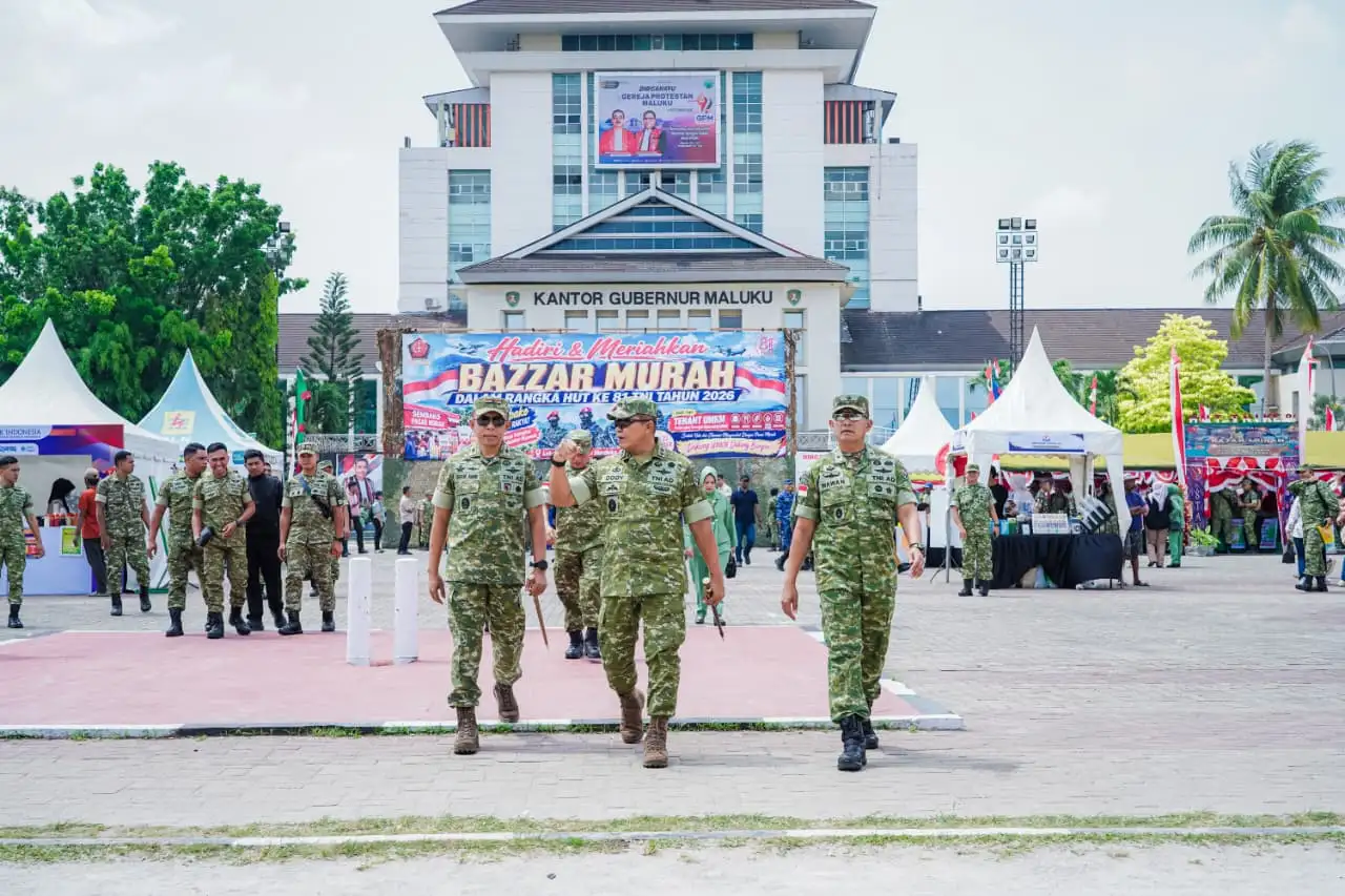 TNI Hadir Membawa Manfaat Ekonomi, Bazar Murah Semarakkan HUT ke-81